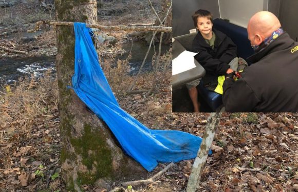 Missing boy made tarp shelter in the woods to survive overnight before being rescued, TBI says