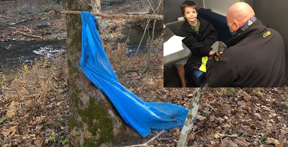 Missing boy made tarp shelter in the woods to survive overnight before being rescued, TBI says